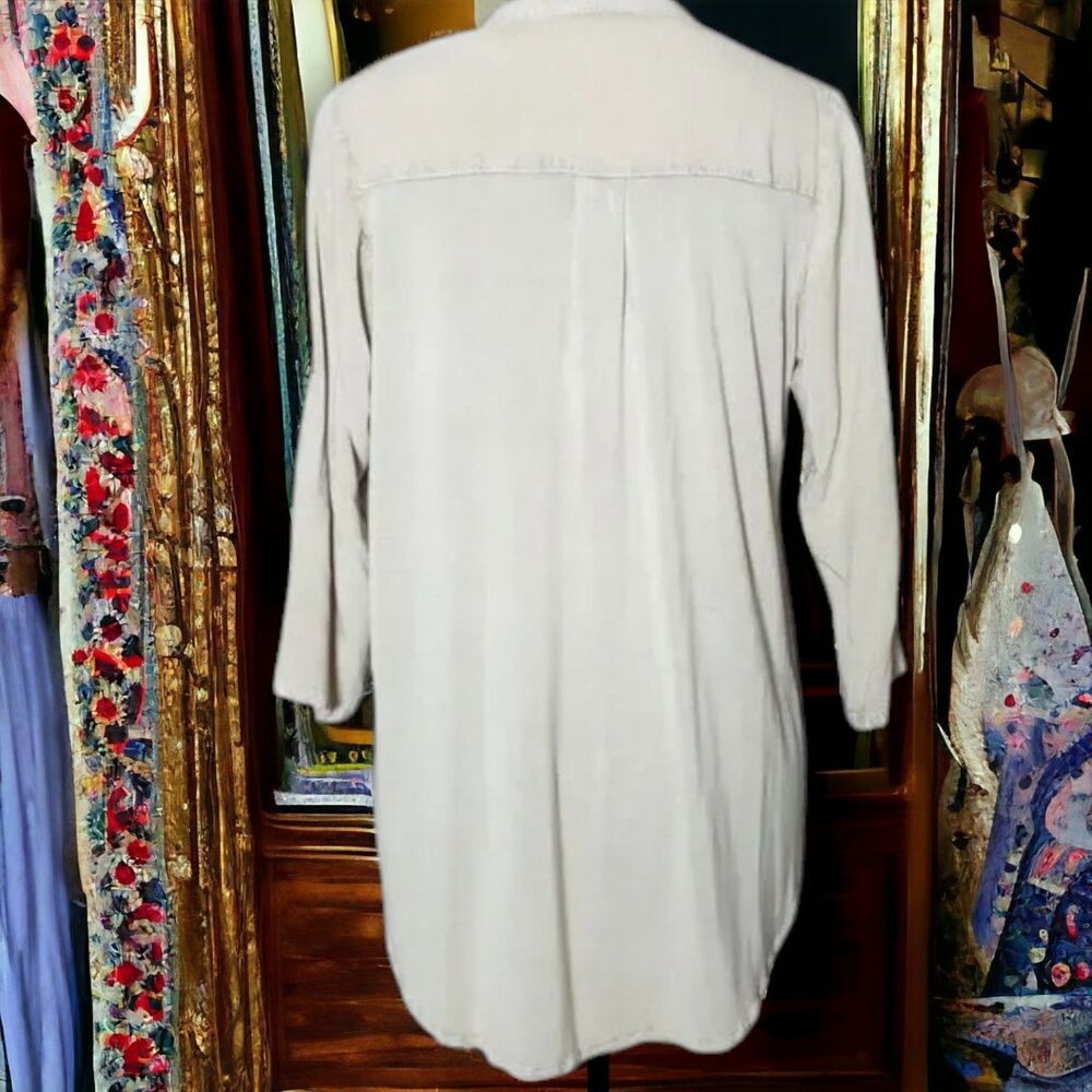 Solitaire Embroidered Button Down Shirt - image 3